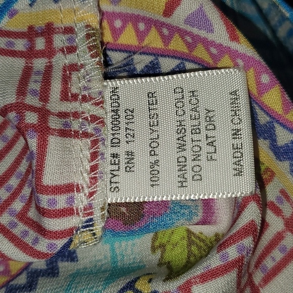 Pink Owl Colorful Light Sz. L Dress - Picture 10 of 10